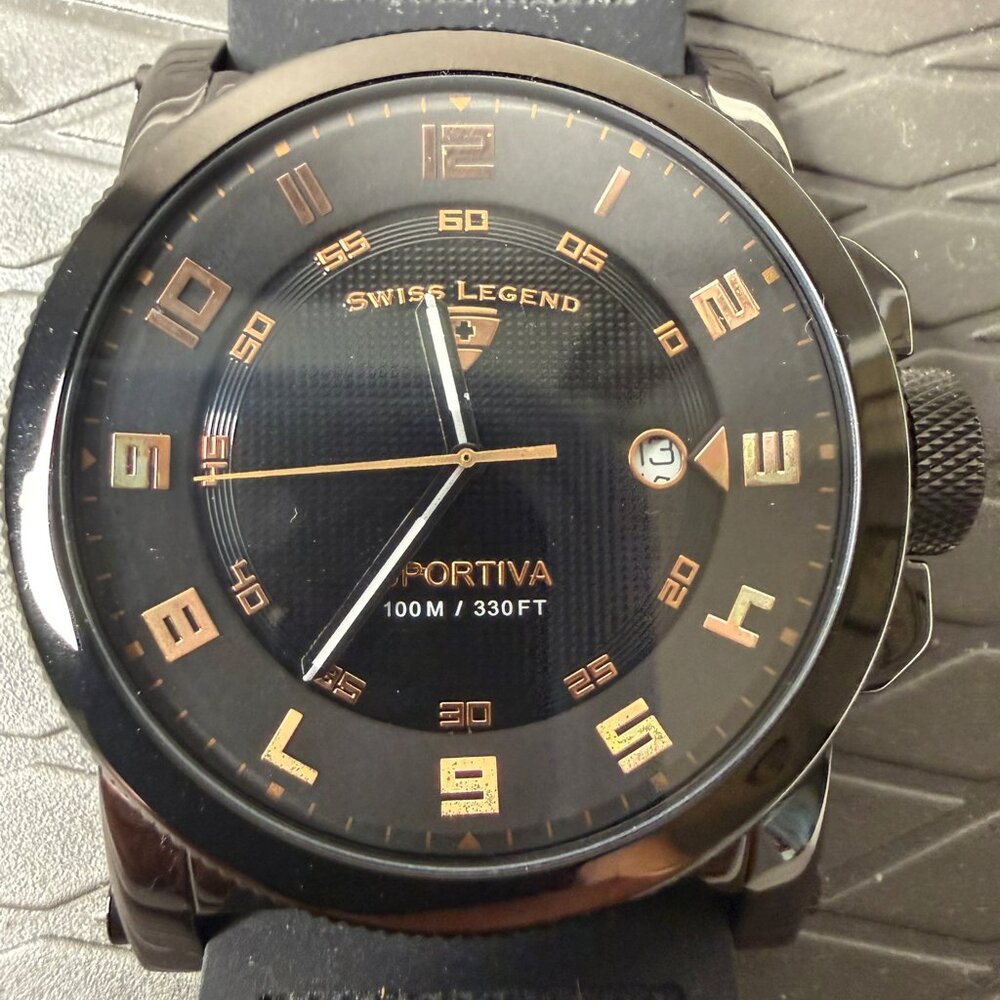 Sportiva Swiss Legend Stainless Steel Wristwatch